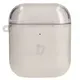 Bizon Case Headphone Clear Airpods 1/2 clear-black