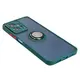 Bizon Case Hybrid Ring Xiaomi Redmi Note 12 4G smoky with a dark green frame