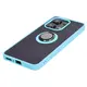 Bizon Case Hybrid Ring Xiaomi Redmi Note 13 4G smoky with a light blue frame