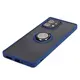 Bizon Case Hybrid Ring Motorola Edge 40 Pro smoky with a navy blue frame