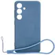 Bizon Case Silicone Magnetic Sq Samsung Galaxy S24 navy blue