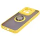 Bizon Case Hybrid Ring Xiaomi 14 smoky with a yellow frame