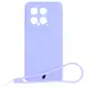 Bizon Case Silicone Magnetic Sq Xiaomi 14 light purple