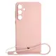 Bizon Case Silicone Samsung Galaxy A55 5G light pink