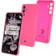 Bizon Soft Case Samsung Galaxy M55 5G neon pink