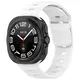 Bizon Strap Watch Silicone Samsung Galaxy Watch Ultra 47 mm white