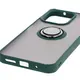 Bizon Case Hybrid Ring Xiaomi Redmi 13 4G smoky with a dark green frame