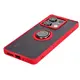 Bizon Case Hybrid Ring Xiaomi Redmi Note 13 5G smoky with a red frame