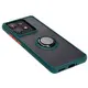 Bizon Case Hybrid Ring Motorola Edge 50 Pro smoky with a dark green frame