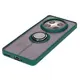 Bizon Case Hybrid Ring Realme 12 Pro / 12 Pro+ smoky with a dark green frame