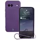 Bizon Case Silicone Magnetic Sq Google Pixel 8a plum