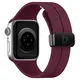 Bizon Strap Watch Silicone Apple Watch 38/40/41/42 mm burgundy