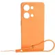 Bizon Case Silicone Sq OnePlus Nord 3 orange