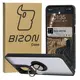 Bizon Case Hybrid Ring Motorola Moto G55 5G smoky with a black frame