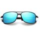 Techsuit Ochelari de Soare - Techsuit Polarised TR90 (MM99) - Bright Black / Ice Blue 5949419029200 έως 12 άτοκες Δόσεις