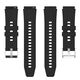 Techsuit Curea pentru Pixel Watch, Samsung Galaxy Watch 4/5, Huawei Watch GT 3 (42mm)/GT 3 Pro (43mm) - Techsuit Watchband 20mm (W026) - Black 5949419010437 έως 12 άτοκες Δόσεις