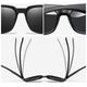 Techsuit Ochelari de Soare - Techsuit Polarised TR90 (MM101) - Matte Black / Gray 5949419063198 έως 12 άτοκες Δόσεις