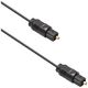 Optical audio cable DeTech, Toslink, 10m, Black - 18357