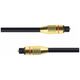 Optical audio cable DeTech, Toslink, 3.0m, Black - 18360