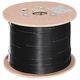 Fiber optic cable DeTech, FTTH, 1 core, Outdoor, 2000m, Black  - 18412