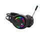 Ακουστικά Moveteck CT019, Για PC, Με οπίσθιο φωτισμό, Μικρόφωνο, USB + 3.5mm, Μαυρο - 20516