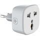 Smart socket LDNIO SCW1050, 220V, 10A, Wi-Fi, Tuya Smart, White - 40297