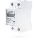 Smart energy meter No brand PST-ZMAi-90, For 35mm DIN, 220V, 60A, Wi-Fi, Tuya Smart, White - 91023