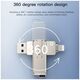 Yesido Yesido - Memory Stick (FL16) - OTG, USB, Lightning, 5Gbps, 256GB - Silver  έως 12 άτοκες Δόσεις