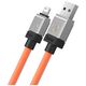 Baseus Cablu de Date USB la Lightning Fast Charging, 2.4A, 2m - Baseus CoolPlay Series (CAKW000507) - Orange 6932172626792 έως 12 άτοκες Δόσεις