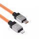 Baseus Cablu de Date USB-C la Lightning Fast Charging, 20W, 2m - Baseus CoolPlay Series (CAKW000107) - Orange 6932172626631 έως 12 άτοκες Δόσεις
