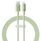 Baseus Cablu USB la Lightning, 480Mbps, 2.4A, 1m - Baseus Habitat Series (P10360200631-00) - Natural Green 6932172642891 έως 12 άτοκες Δόσεις