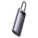 Baseus Hub Type-C to 4 x USB 3.0, Type-C - Baseus Metal Gleam Series (WKWG070013) - Gray 6932172608637 έως 12 άτοκες Δόσεις