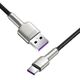 Baseus USB cable for USB-C Baseus Cafule, 66W, 0.25m (black) 028764  CAKF000001 έως και 12 άτοκες δόσεις 6953156209749