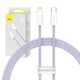 Baseus USB-C cable for Lightning Baseus Dynamic 2 Series, 20W, 1m (purple) 038592  CALD040205 έως και 12 άτοκες δόσεις 6932172620875