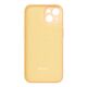 Baseus Baseus Liquid Silica Gel Case for iPhone 14 Plus (sunglow)+ tempered glass + cleaning kit 040541  ARYT020310 έως και 12 άτοκες δόσεις 6932172622596