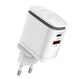 LDNIO Wall charger  LDNIO A2423C USB, USB-C + USB-C cable 042731  A2423C Type C έως και 12 άτοκες δόσεις 5905316142022