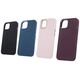 Satin case for Samsung Galaxy S24 dark blue