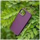 Satin case for iPhone XR burgundy