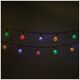 String Light Solar LED CRYSTAL BALLS SCB61 6,5m 30 balls multicolor Forever Light