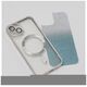 Glitter Chrome Mag case for iPhone 15 Plus 6,7&quot; silver gradient