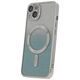 Glitter Chrome Mag case for iPhone 15 Plus 6,7&quot; silver gradient