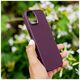 Satin case for iPhone 11 burgundy