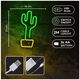 Neon LED Light CACTUS orange green Bat + USB FLNEO2 Forever Light