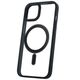 Satin Clear Mag case for iPhone 14 Pro 6,1&quot; black