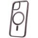 Satin Clear Mag case for iPhone 15 6,1&quot; purple