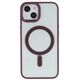 Satin Clear Mag case for iPhone 15 6,1&quot; purple