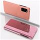 Smart Clear View case for Samsung Galaxy S21 FE 5G pink