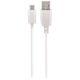 Maxlife cable USB - USB-C 1,0 m 3A white