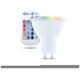 LED Bulb GU10 RGB + White 5W + RC Forever Light