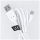 Maxlife cable USB - USB-C 1,0 m 3A white